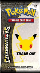 Pokemon Celebrations Booster Pack (4 cards)
